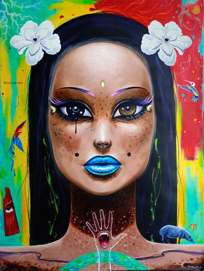 Selva cries - a Paint Artowrk by Leandro Pitocco